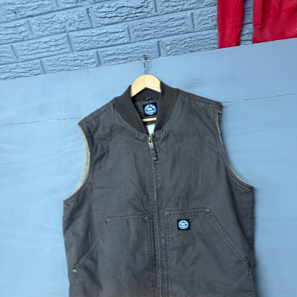 Polar King by Key‎ Mens Sherpa Lined Cotton Duck Workwear Vest Brown Medium MR